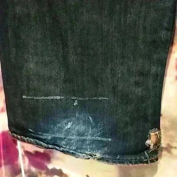 Ed Hardy 42x34 RARE 2009 Tattoo Skull and Eagle Beaded Vintage Classic Kool - Picture 11 of 14